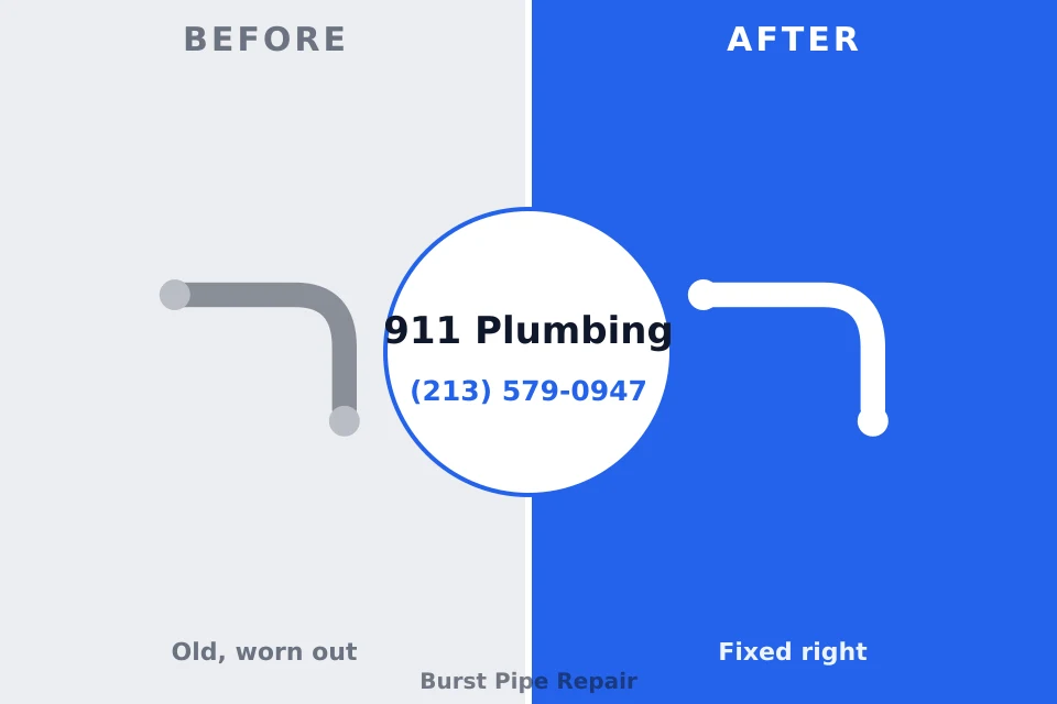 Before and after: plumbing company Clearfield, PA